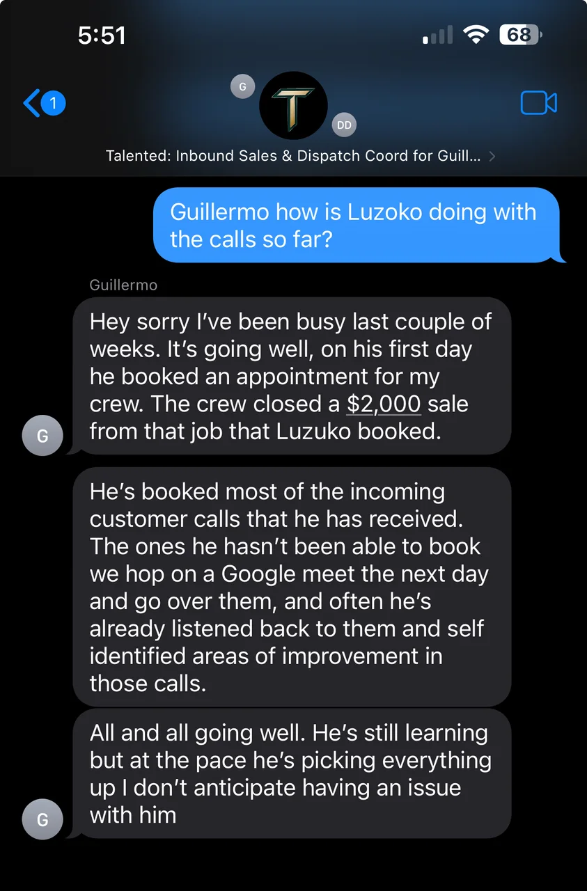 Client screenshot